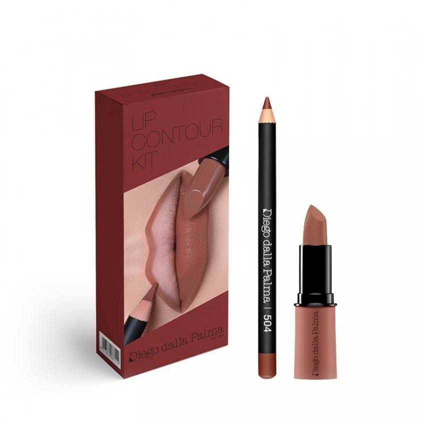 DIEGO DALLA PALMA LIP CONTOUR 504 SWEET GIANDUIA KIT
