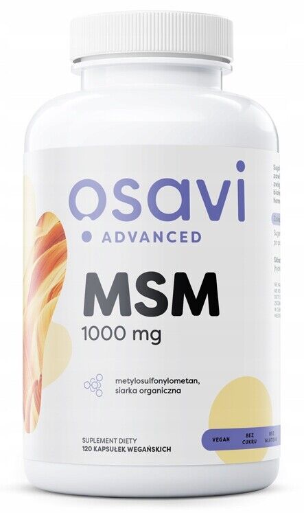 MSM - 1000 mg - 120 capsule vegane - avanzato