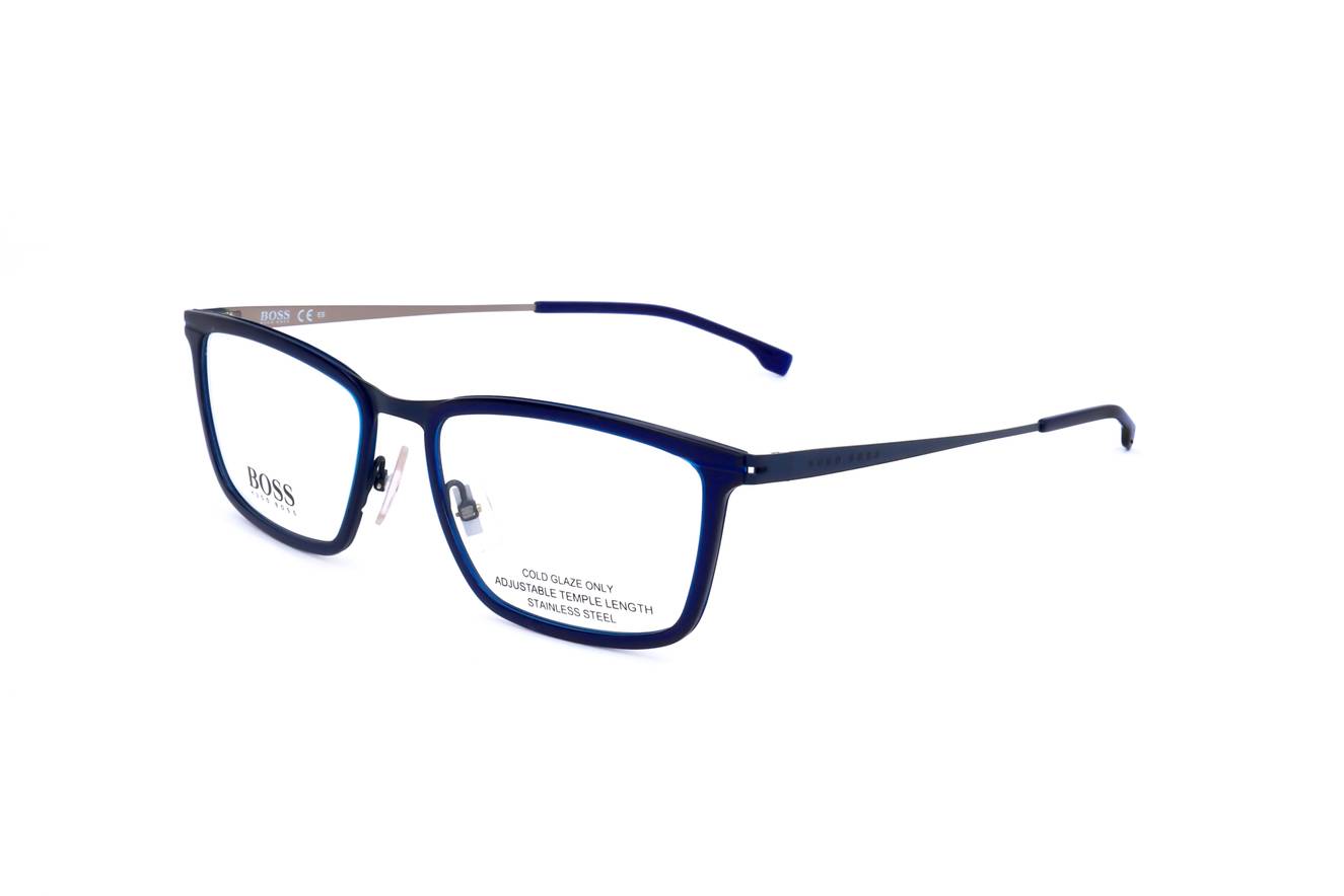 Occhiali da Vista Hugo Boss BOSS 1242 IPQ MATTE BLUE BLUE 56/18/ Uomo