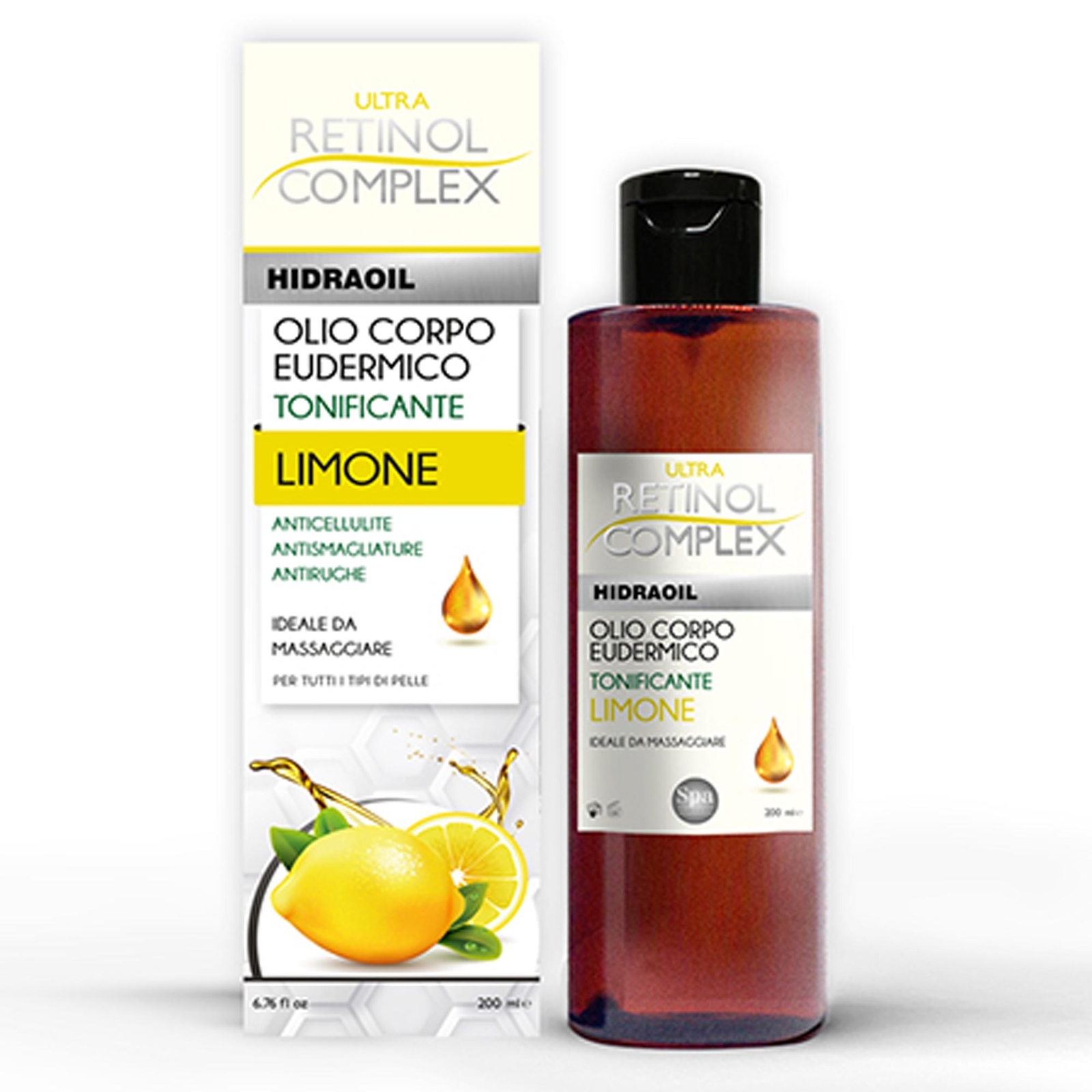 ULTRA RETINOL COMPLEX OLIO CORPO EUDERMICO TONIFICANTE LIMONE 200ML