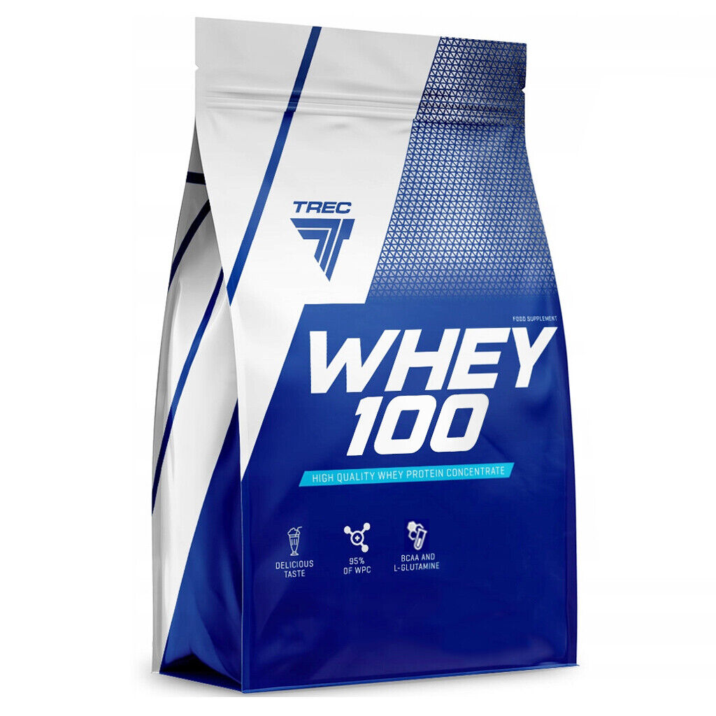 TREC NUTRITION WHEY 100 BUSTA 900 GR Doppio Cioccolato