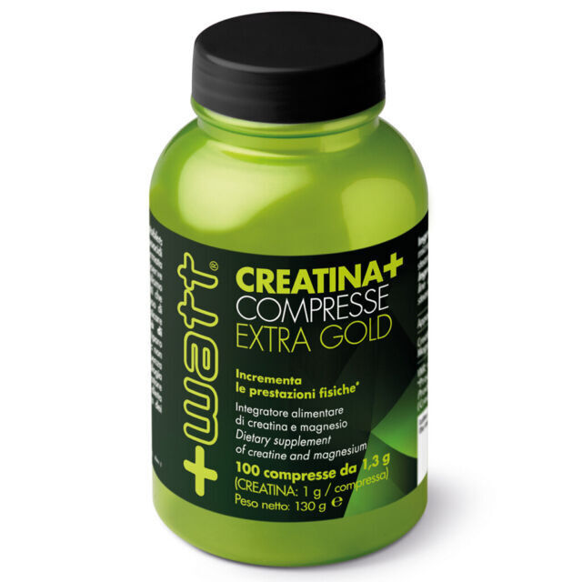Creatina+ Extra Gold Integratore Alimentare di Creatina e Magnesio - 100 Cpr