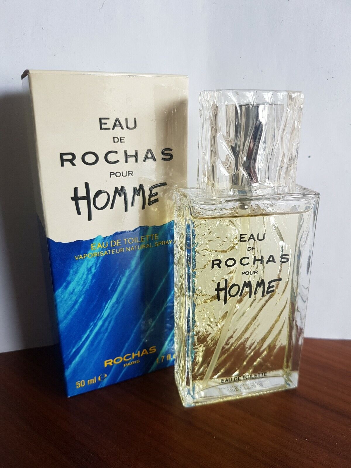 ROCHAS EAU DE ROCHAS POUR HOMME MAN UOMO EAU DE TOILETTE SPRAY 50ML VINTAGE