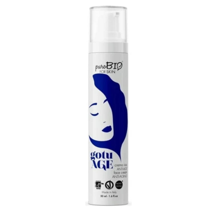 Crema Viso Anti-Age Gotu Age 50 ml - PuroBio Cosmetics
