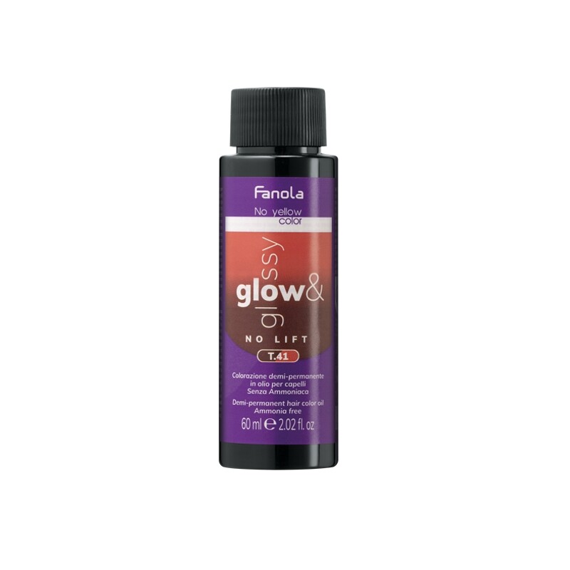 Colore capelli FANOLA FANOLA Glow&Glossy Toner in Olio T.41 RAME CENERE 60ML