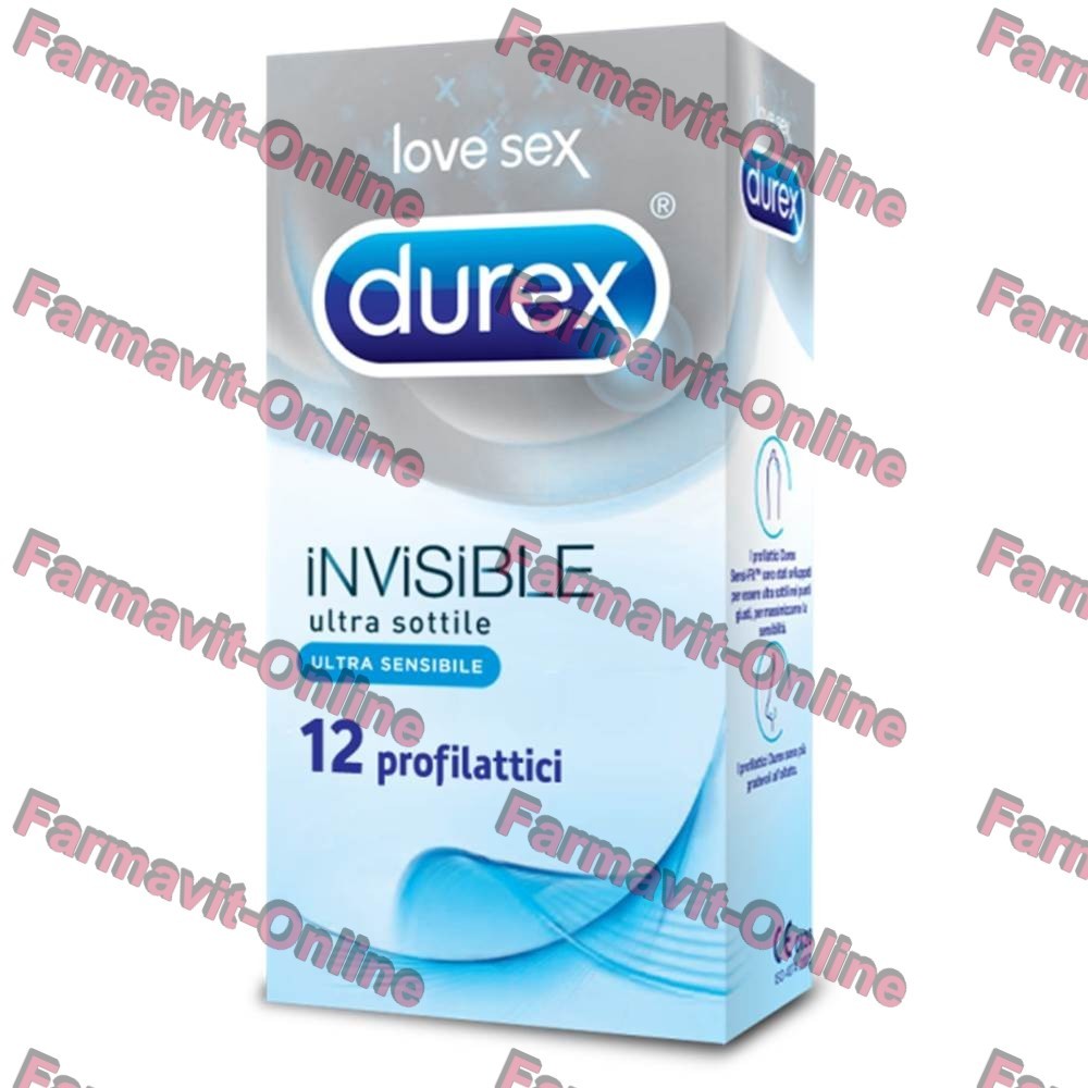 DUREX INVISIBLE CONFEZIONE DA 12 PEZZI