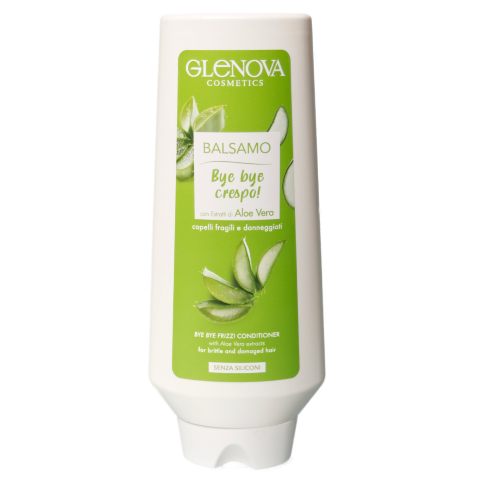 Glenova Balsamo Bye Bye Crespo con Estratti di Aloe Vera 300 ml