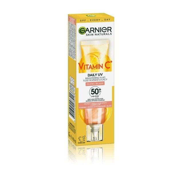 GARNIER VITAMINA C Liquido Viso Giorno Radiante Lisciante Radiante SPF 50+ 40 ml