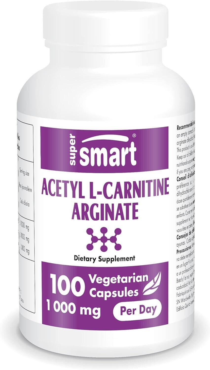 L- Carnitina 1000mg Pura Carnitina, 100 CAPSULE Pre Workout e Post Workout