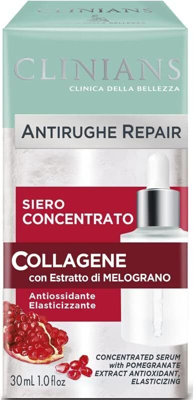 CLINIANS ANTI-FALTEN-REPAIR SERUMKONZENTRAT COLALGEN UND GRANATAPFEL-ESTRATTO, 3