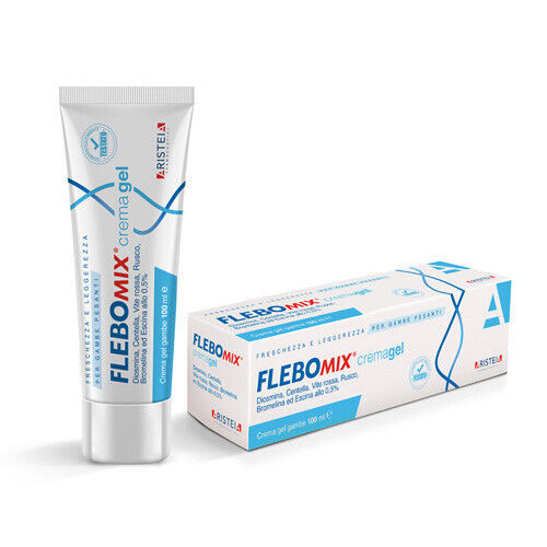 FLEBOMIX CREMA GEL GAMBE 100 ml -Contro Gambe Pesanti Gonfiore arti inferiori