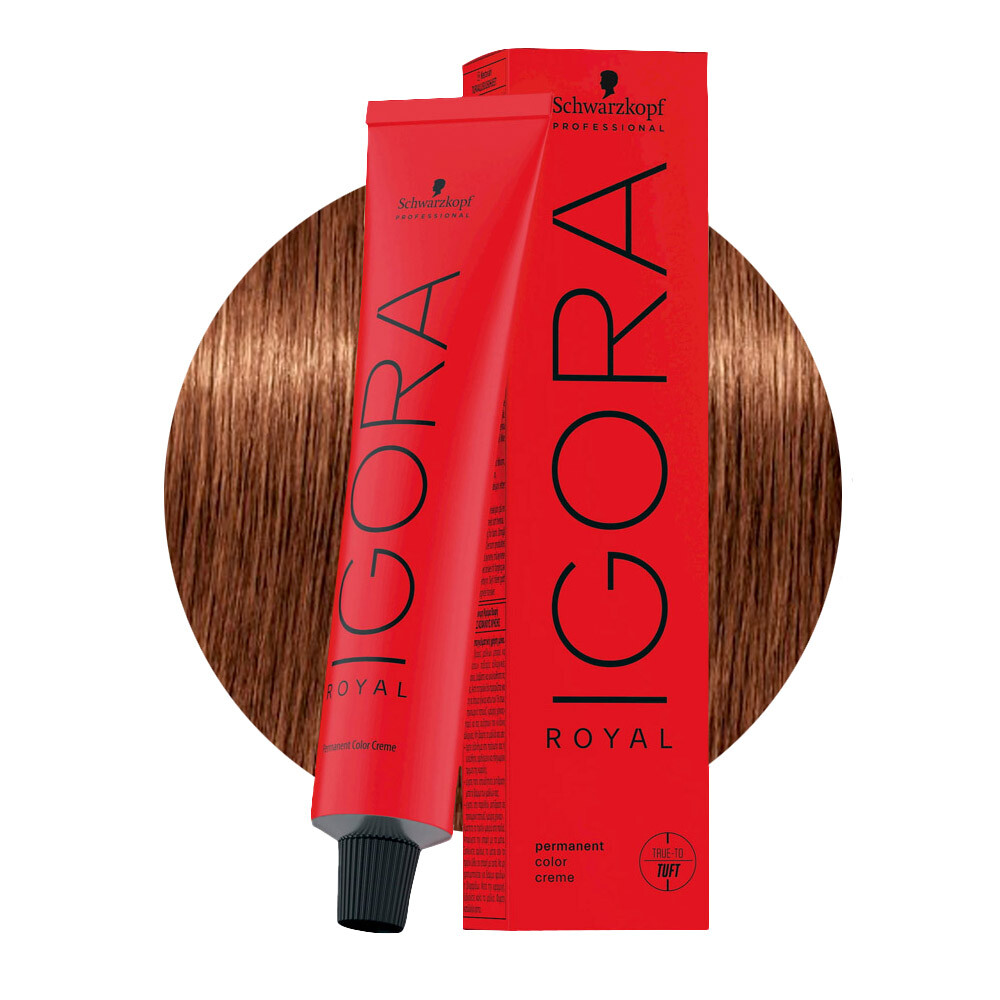 Schwarzkopf Igora Royal 7-57 Biondo Medio Dorato Rame 60ml