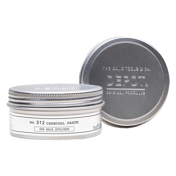 DEPOT - No.312 CHARCOAL PASTE (75ml) Pasta al carbone fissaggio forte