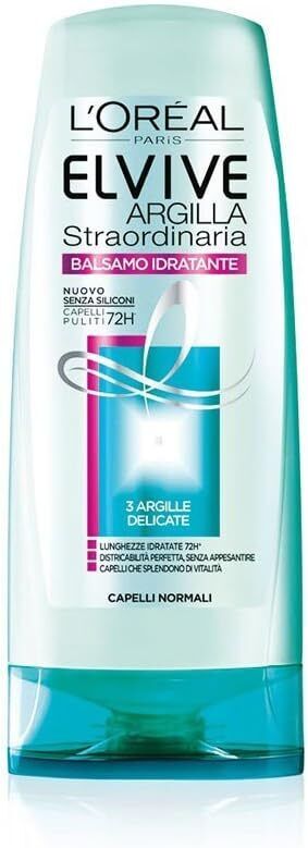 L'OREAL ELVIVE ARGILLA STRAORDIANARIA BALSAMO IDRATANTE 400 ML-A8713003