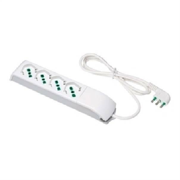 FANTON MULTIPRESA 4 PRESE BIPASSO/TEDESCHE 1,5M 3G1 410110
