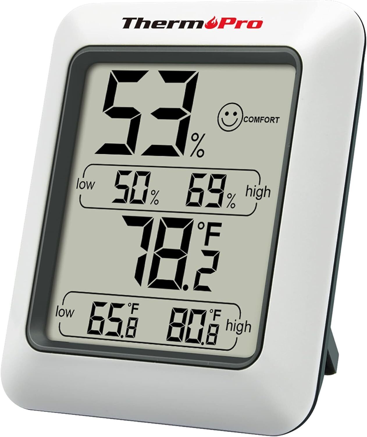ThermoPro TP50 Termometro Igrometro Digitale per Ambiente Misuratore di...