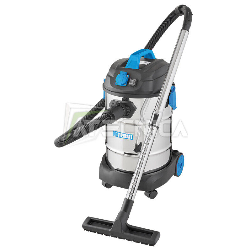 Aspiratore e aspiraliquidi FERVI A040/30A con presa automatica x elettroutensili