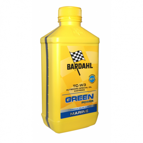 OLIO MISCELA BARDAHL GREEN POWER MOTORI FUORIBORDO 2 TEMPI TCW3 DA 1 LT