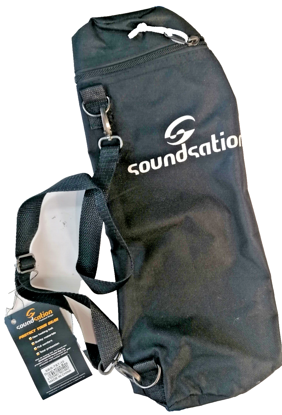 Borsa Custodia per Bacchette in Nylon a Tracolla Forma di Tubo Drum Stick Bag