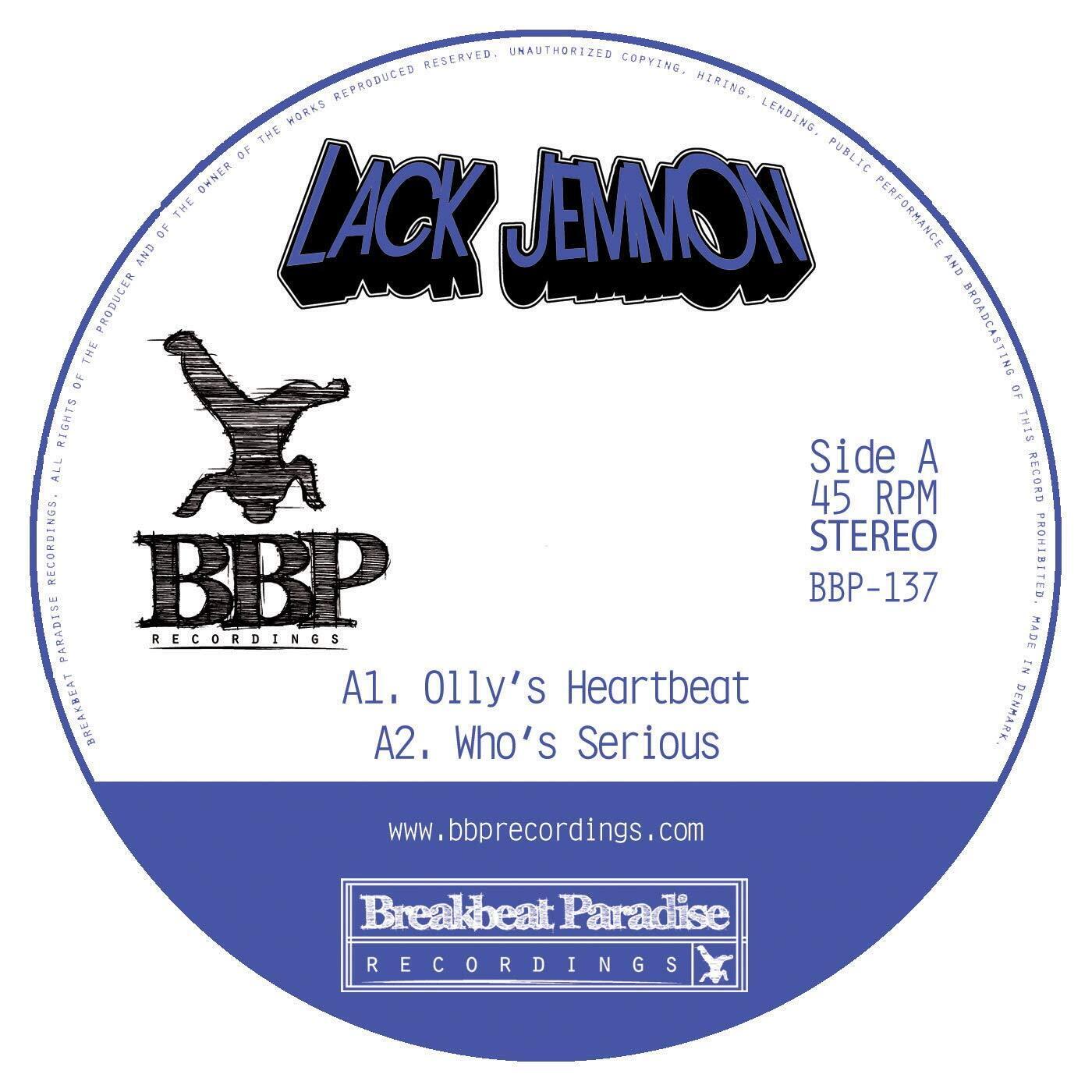 Lack Jemmon Lack Jemmon 12 Inch Vinyl BBP137 NEW