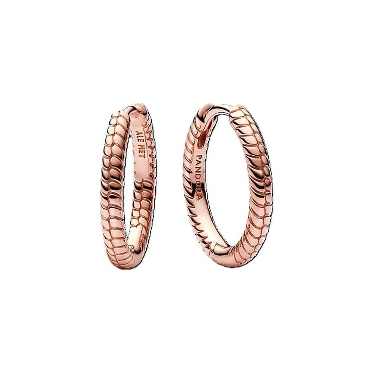 Orecchini Donna Pandora MOMENTS SMALL CHARM HOOP Argento puro 925