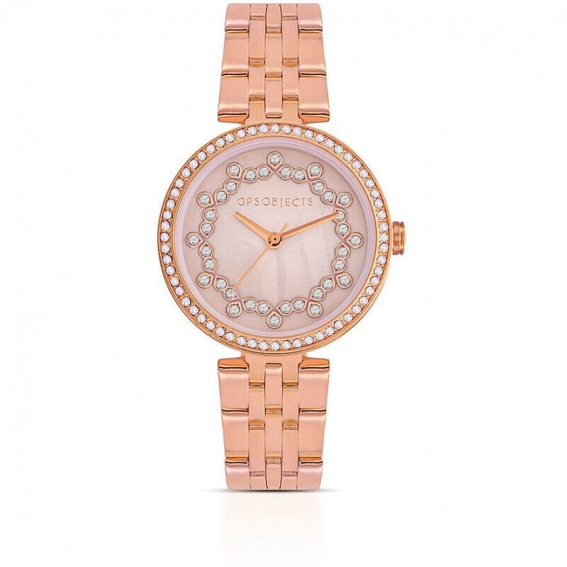 OPS OROLOGIO DONNA OPS!CLASSIC BEAUTY ACCIAIO DORATO ROSA MADREPERLA OPSPW-792