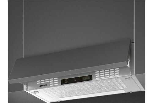 Cappa Cucina Aspirante Incasso Sottopensile 60 cm Acciaio Smeg KSEIR62SE2