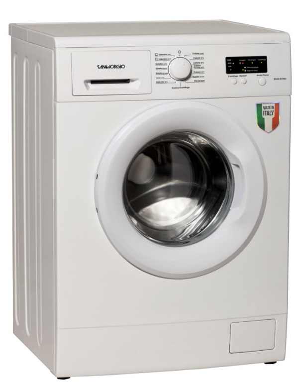 SAN GIORGIO Lavatrice 8 Kg Carica frontale Classe D 1200 giri 54 cm - SG812