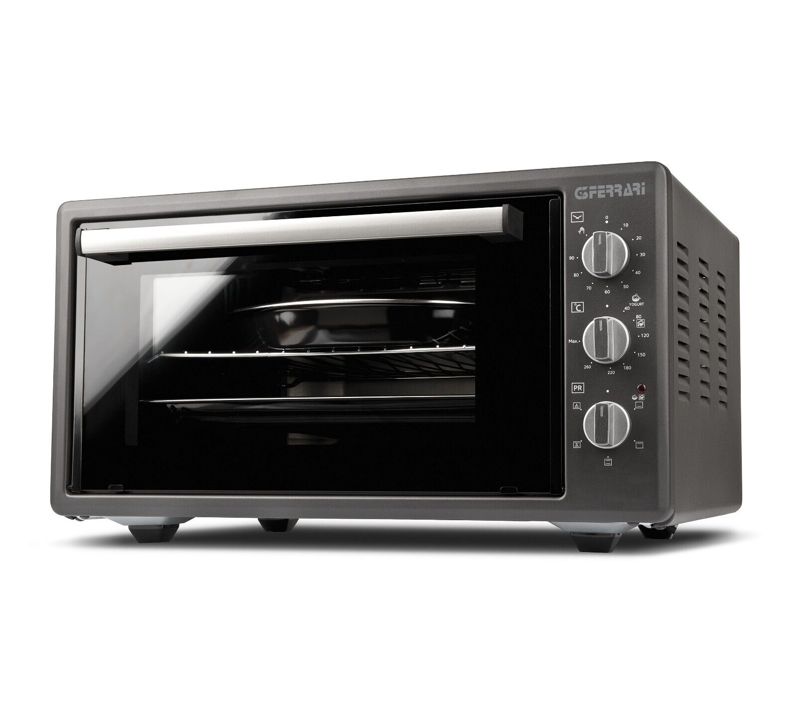 G3FERRARI G10148 Forno Elettrico Ventilato Rostò Titanium 47 L 1400W 280° NERO