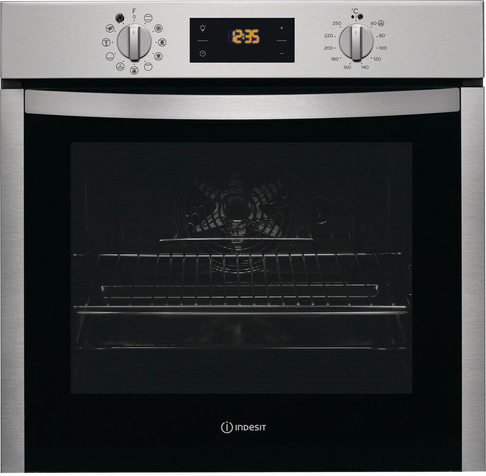 Indesit Forno Incasso Ventilato Elettrico Multifunzione Grill 71Lt 60cm IFW5844I