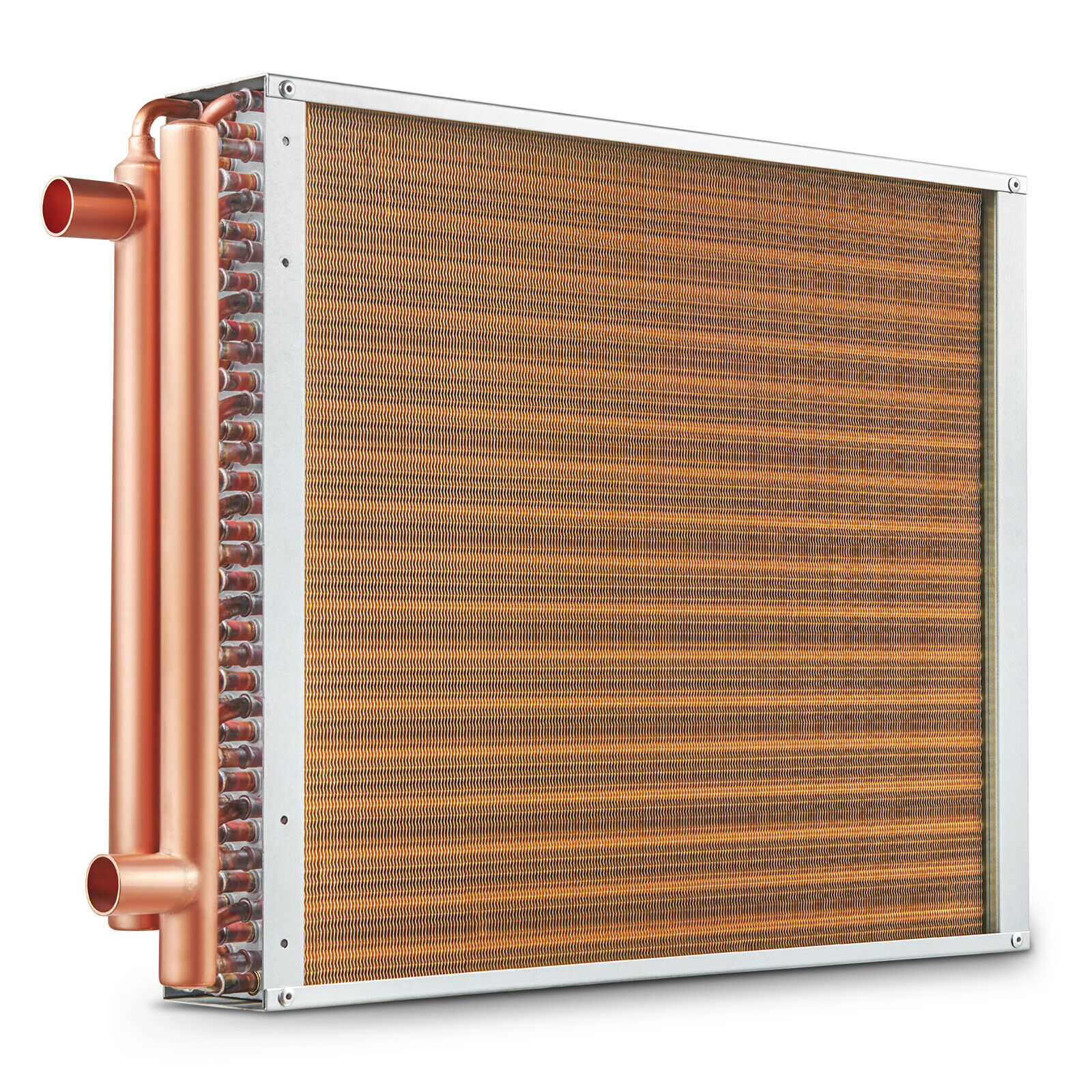 VEVOR Scambiatore di Calore Acqua-Aria 45,72 x 50,8 cm 3 Ranghi 242 Alette