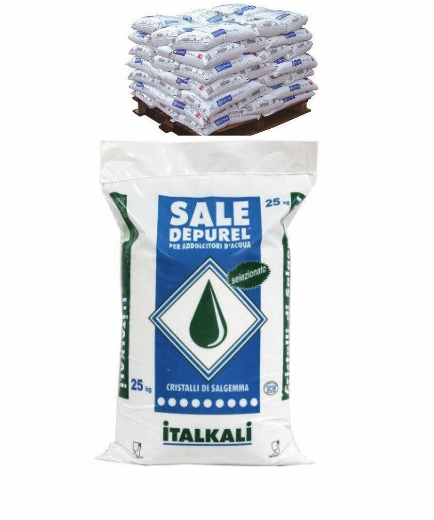 SALE PER ADDOLCITORE CRISTALLI SALGEMMA PEDANA: 20 SACCHI DA 25 KG ADDOLCITORI