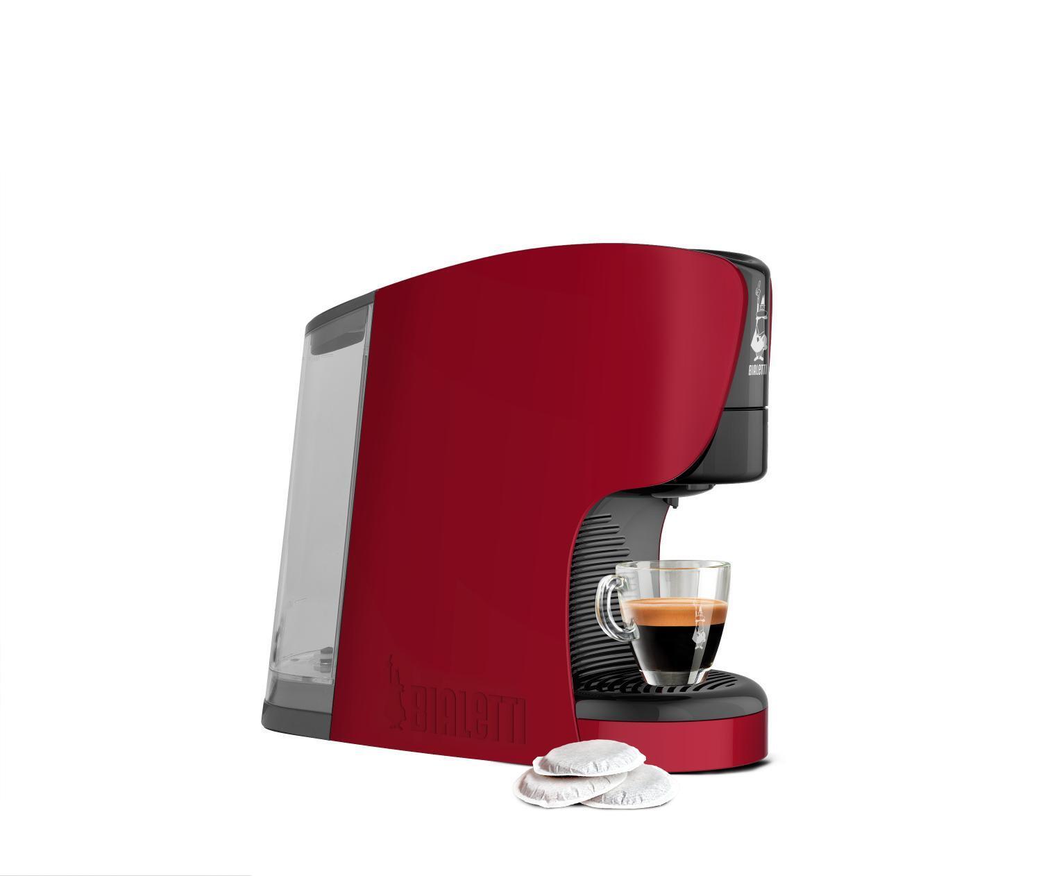 Bialetti Macchina Caffè a Cialde Espresso 30 Cialde ESE 44 mm colore Rosso 09815