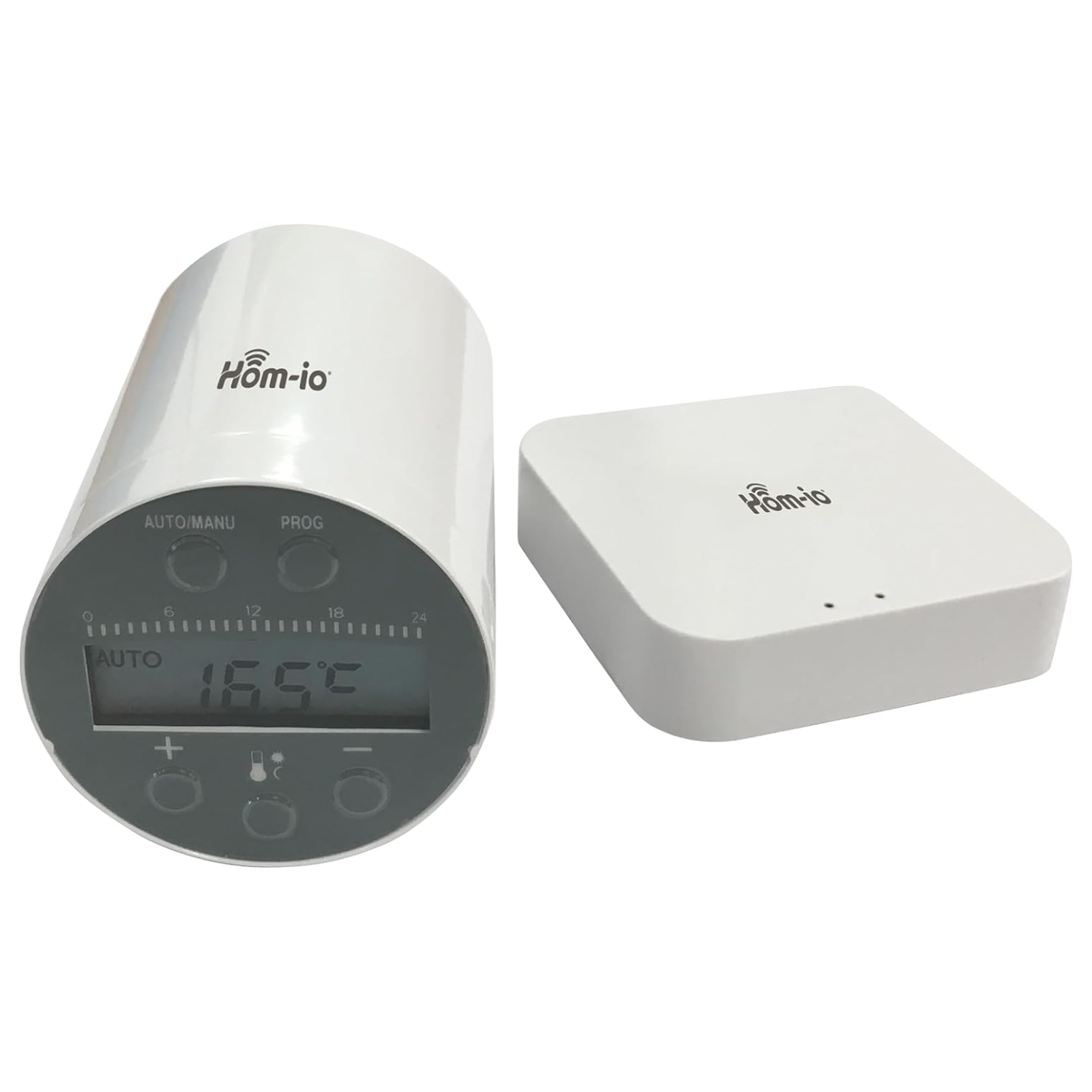 Kit valvola termostatica WiFi 2,4 GHz + gateway di trasmissione Hom-io Google