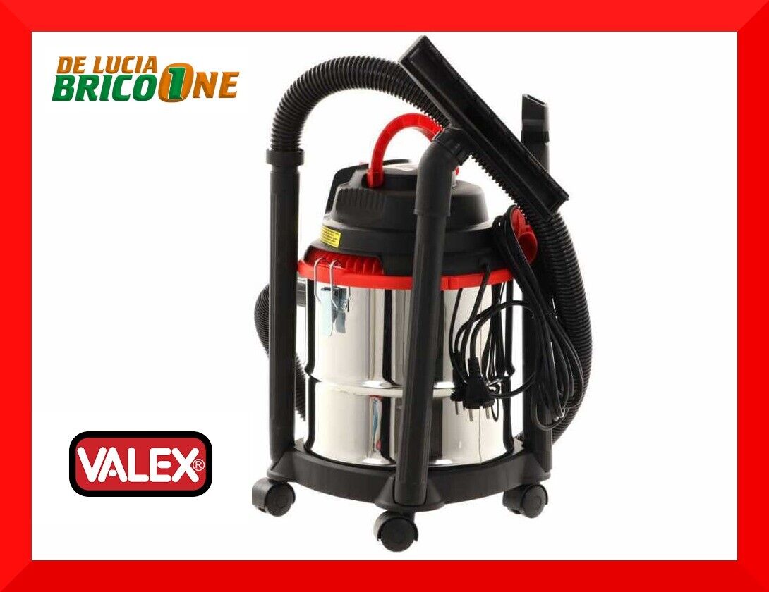 Aspirapolvere aspiraliquidi a bidone Valex APL1212 - 1200W