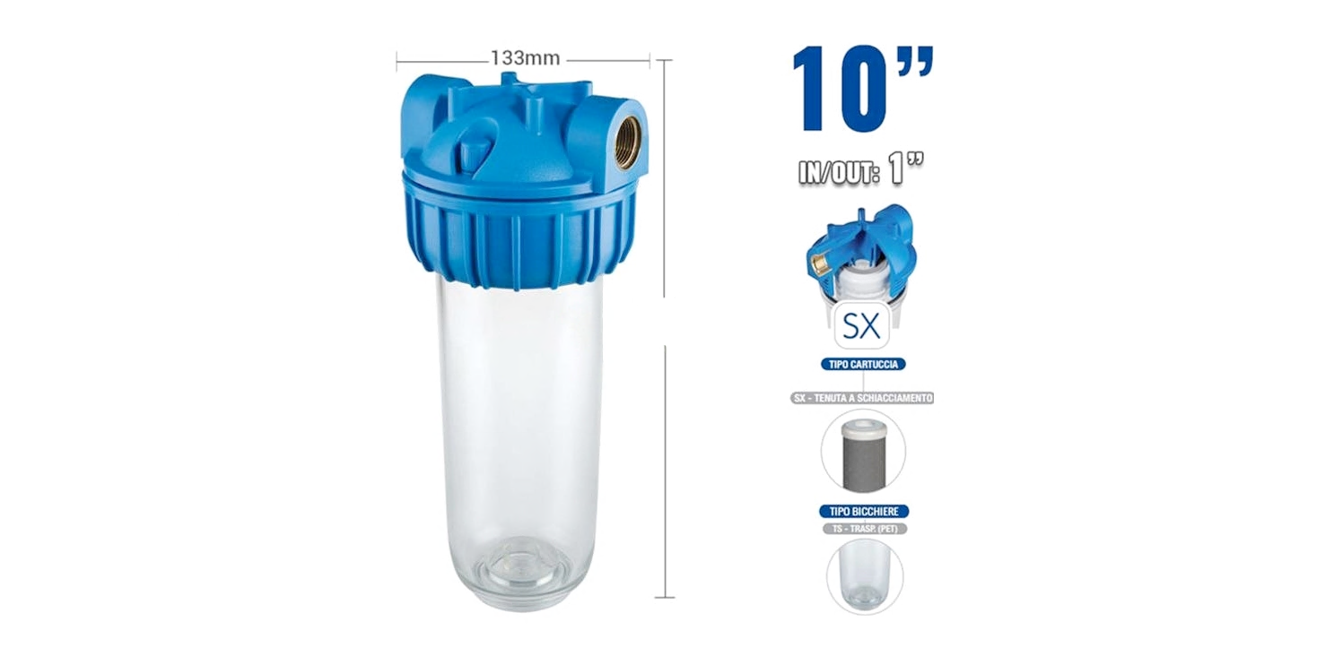 SENIOR PLUS 3P BFO SX TS 10 - 1"  Filtergehäuse Hauswasserfilter Wasserfilter