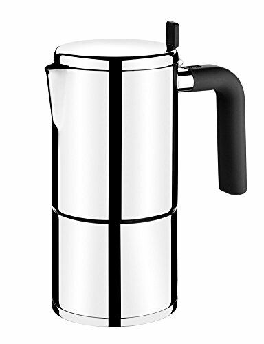BRA Bali - Caffettiera in acciaio Inox Moderno 4 tazas acciaio INOX (g6K)