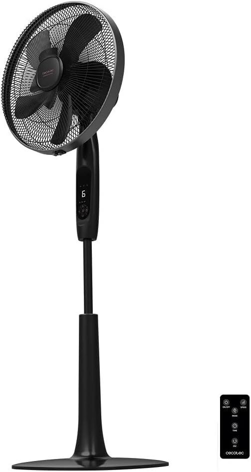 Cecotec Ventilatore a piantana con telecomando e timer EnergySilence Nero