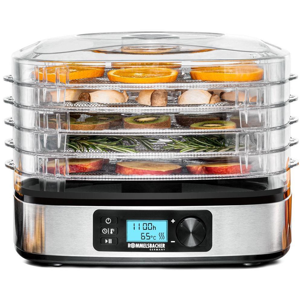 Rommelsbacher DA 350 Essicatore Stainless Steel Nero Argento Essiccatore