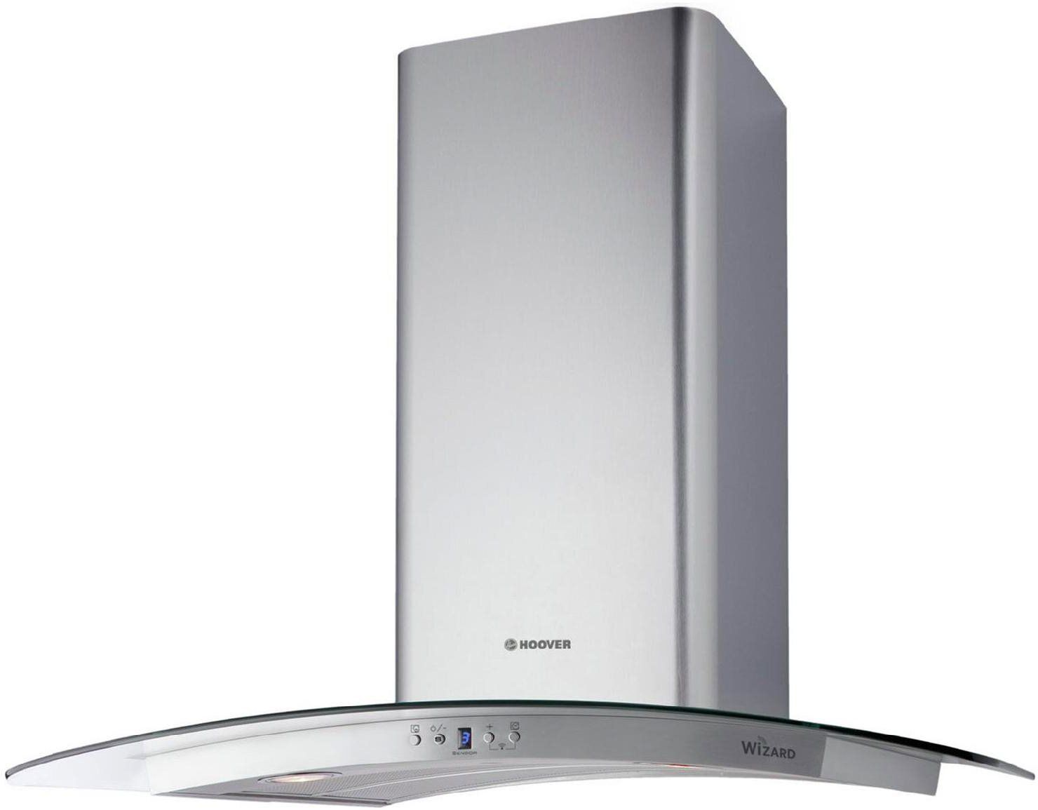 Hoover Cappa Cucina Aspirante a Parete 60 cm wifi Acciaio HHV67SLX Wizard