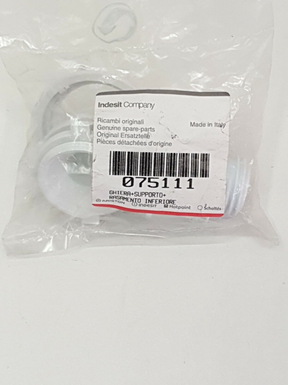 GHIERA SUPPORTO BASAMENTO INFERIORE LAVASTOVIGLIE ORIG ARISTON INDESIT C00075111