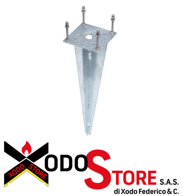 Supporto universale da interrare BEL-FER modello 42/PC