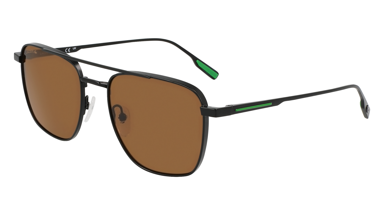 Occhiali da Sole LACOSTE L261S 002 MATTE BLACK 55/19/145 Uomo