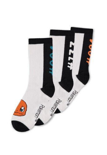 Abbigliamento Pokemon: 3 Pack Multicolor (Sport Socks / Calzini Sportivi Unisex