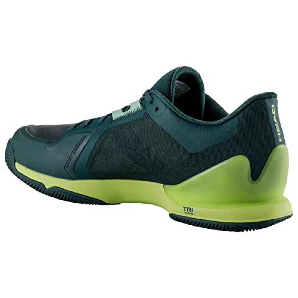 (TG. 38.5 EU) Head Sprint PRO 3.5 Clay Uomo, Scarpe da Bambini, Forest Green/Lig