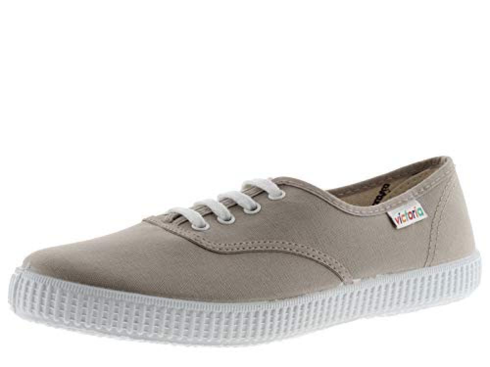 (TG. 39 EU) Victoria - Inglesa Lona, Sneaker Unisex - Adulto, Beige, 39 - NUOVO