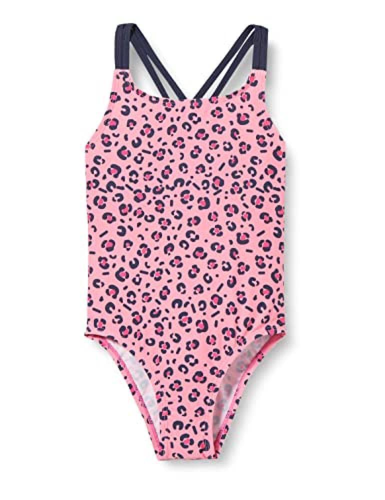 Playshoes Badeanzug, Costume Intero Bambina, Pink Leo, - NUOVO