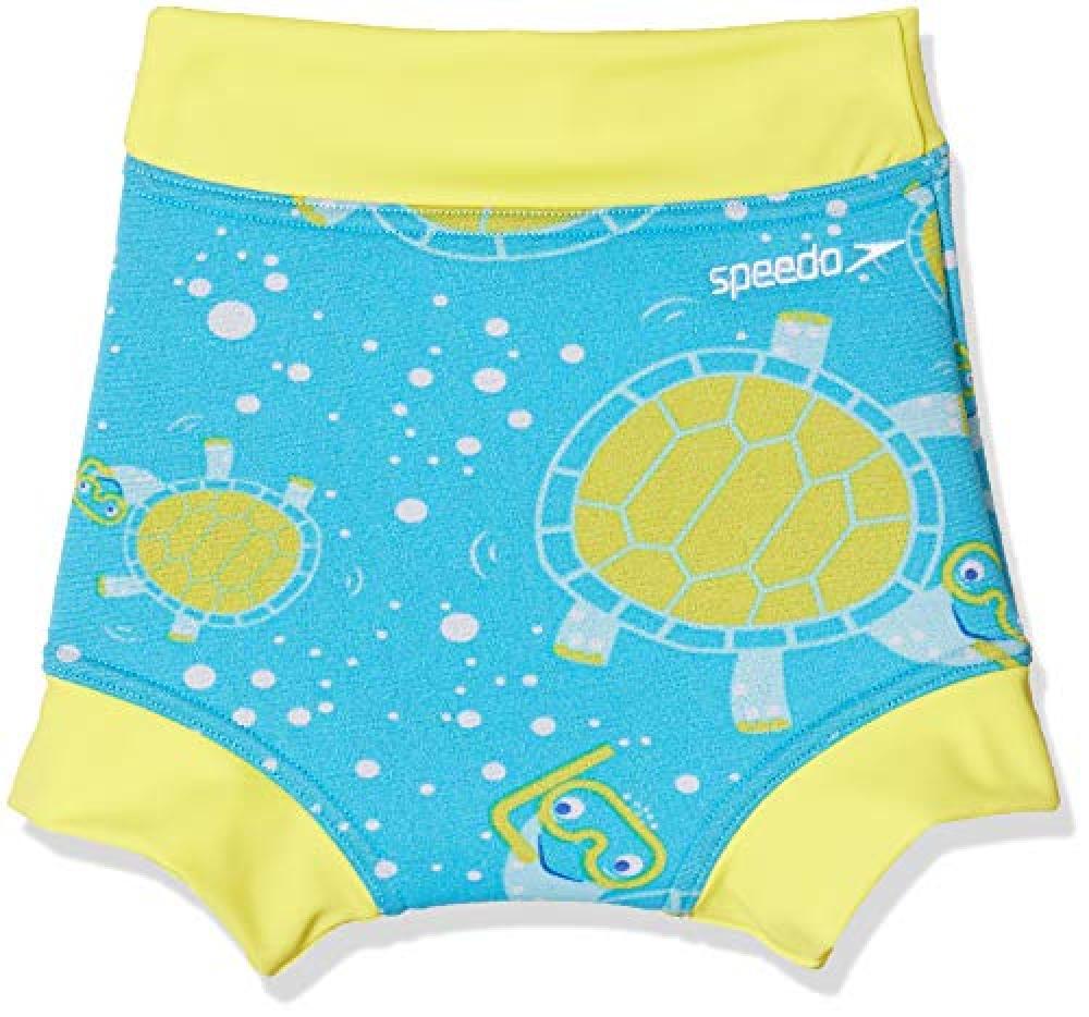 (TG. 18-24 mesi) Speedo Kids' Tommy Turtle NC Nappy Cover Unisex Bambini, Giallo