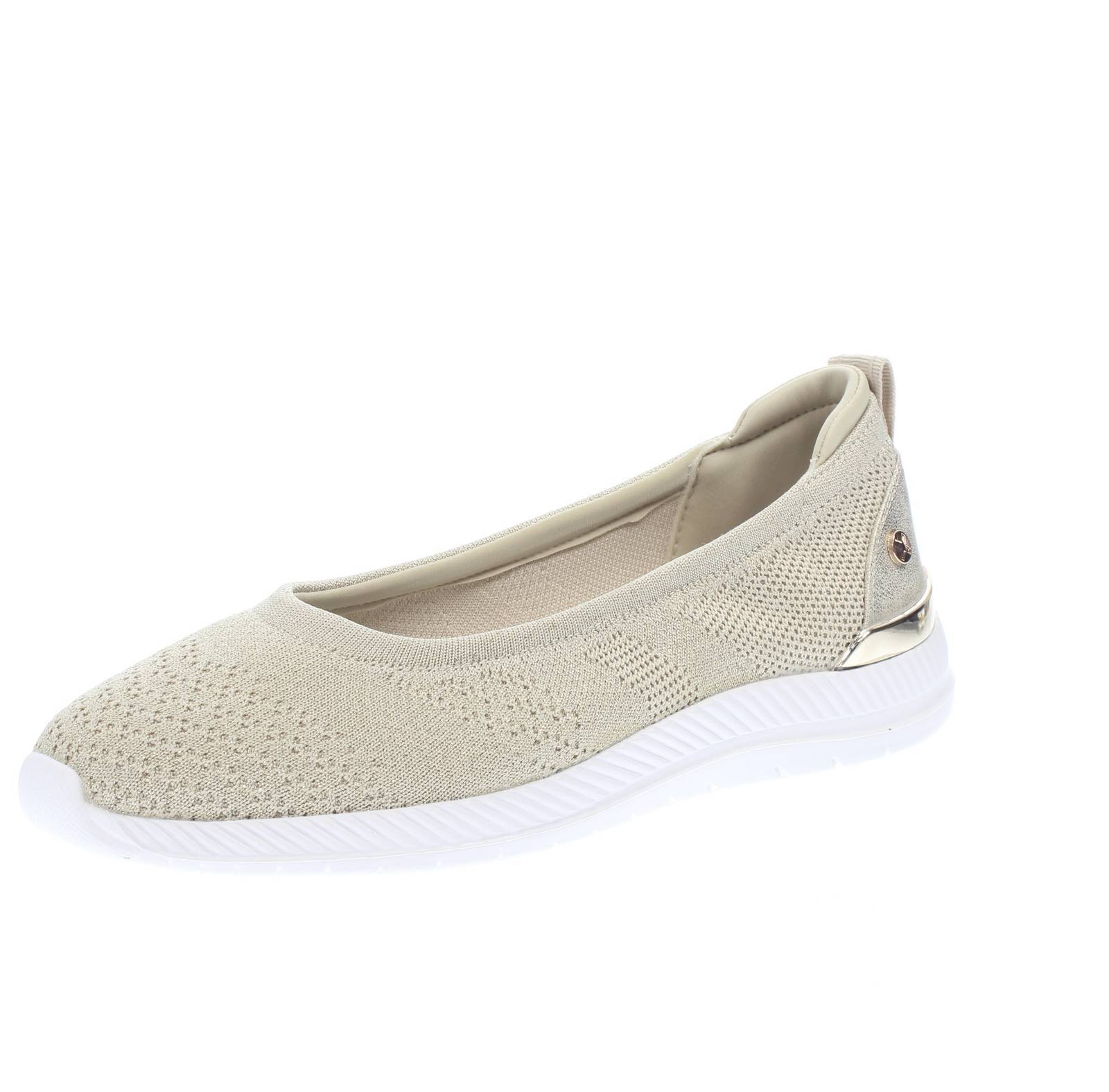 Xti Footwear Ballerine In Tessuto Beige - Taglia 35 [23cm] Scarpe Donna