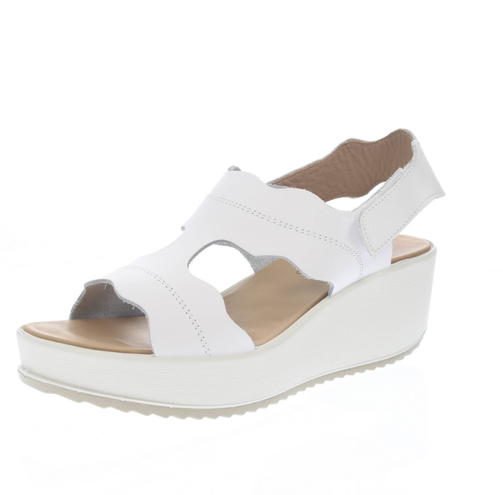 Igi & Co Candy - Sandali In Pelle Con Zeppa Bianco - Taglia 38 [23.5cm] Scarpe